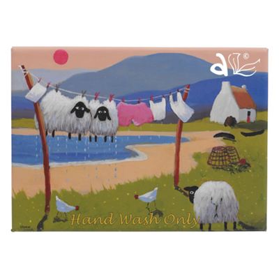 Hand Wash Only Sheep Magnet by Thomas Joseph